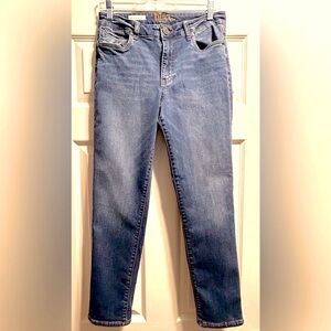 EUC Kut from the Kloth Katy High Rise Ankle Straight Leg Jeans Size 4